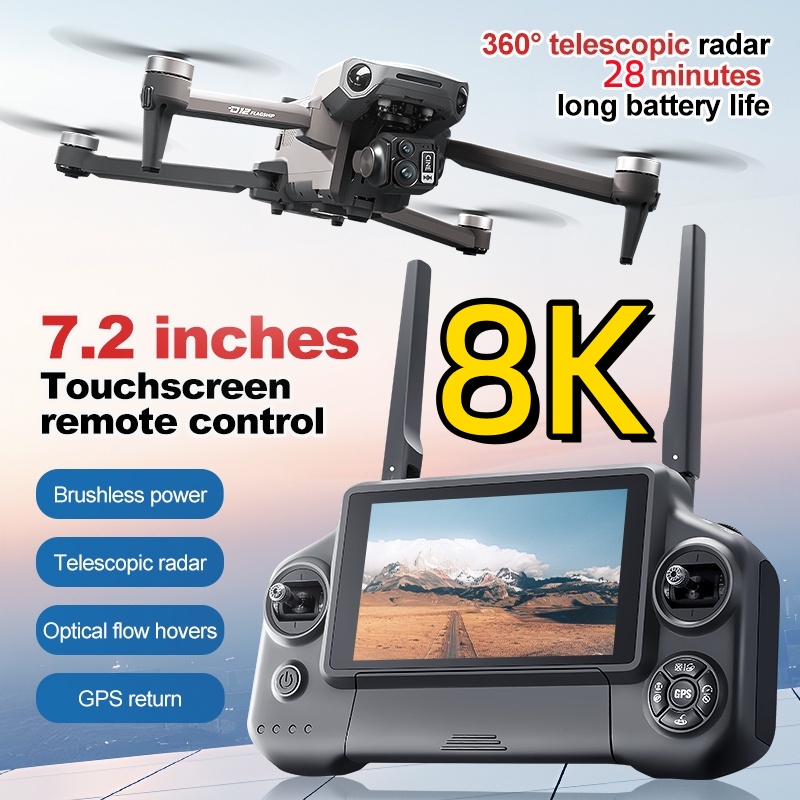 Drone Gimbal 3 Axis - Drone RC Quadcopter 8K 3 Axis