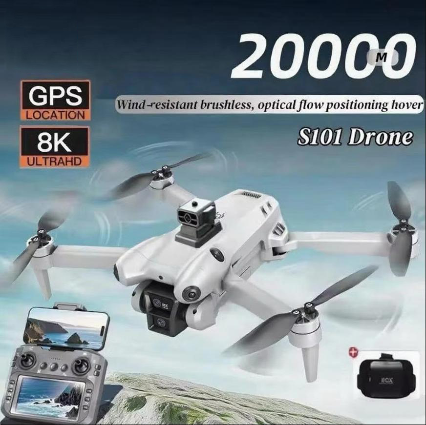 Drone Gimbal 3 Axis - Drone Xiaomi S101 8K HD Kamera