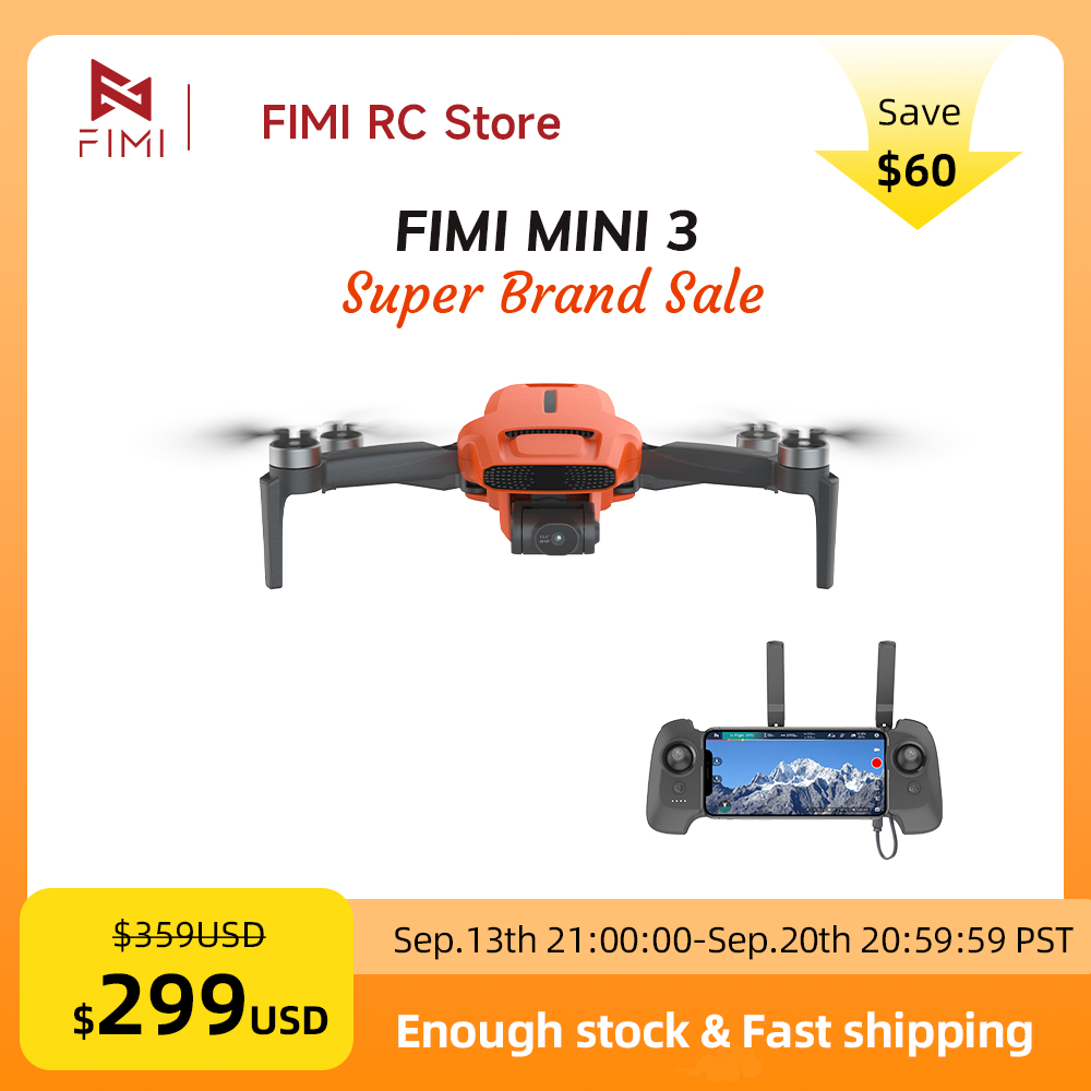FIMI MINI 3 Drone Kamera 4K 60 - Drone Gimbal 3 Axis ulasan dan harga