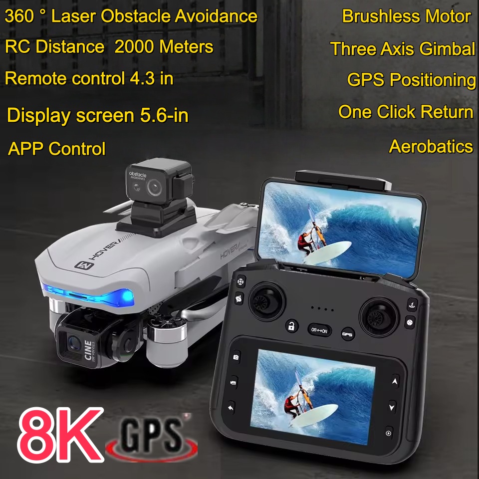 Drone Gimbal Tiga-Axis 2KM 8K  - Drone Gimbal 3 Axis ulasan dan harga
